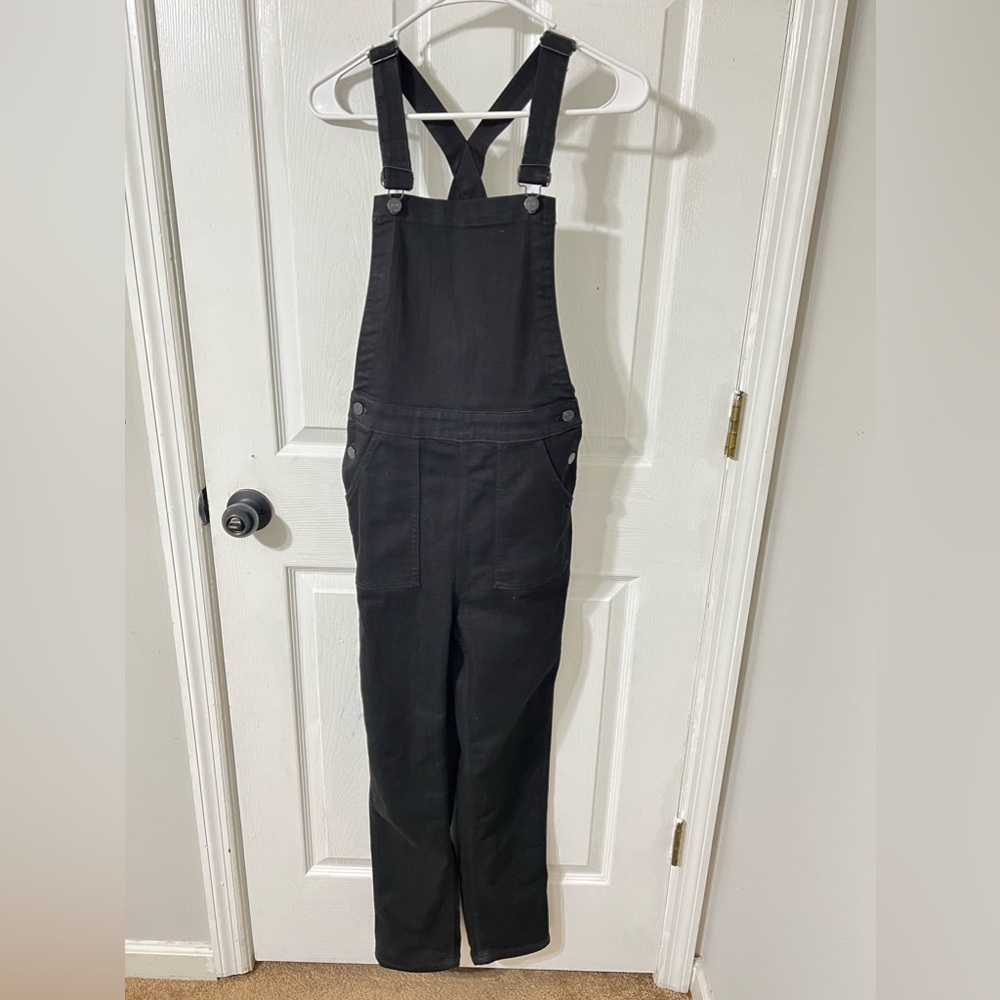 Madewell black overalls M